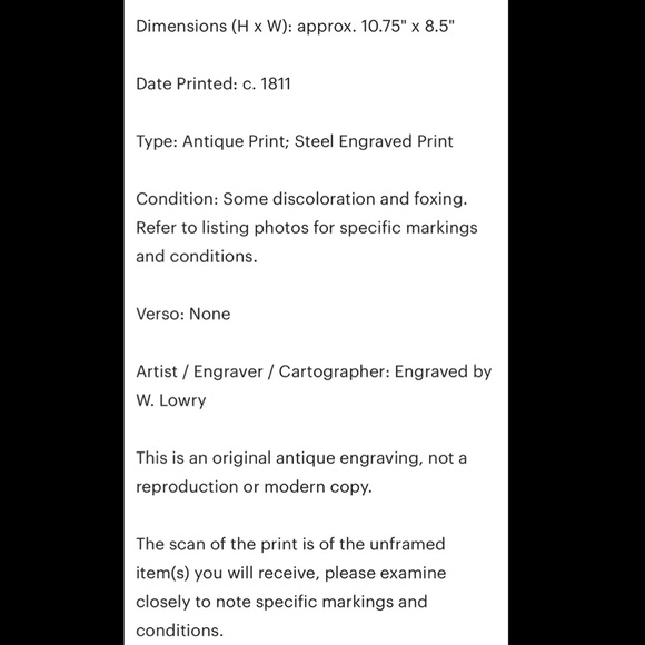 Antique Print. Astronomy. Plate XV, Gravitation - Picture 4 of 4